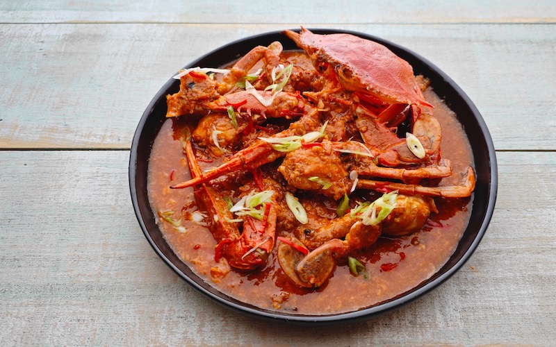 Chilli Crab, Laksa và Hainanese Chicken Rice.