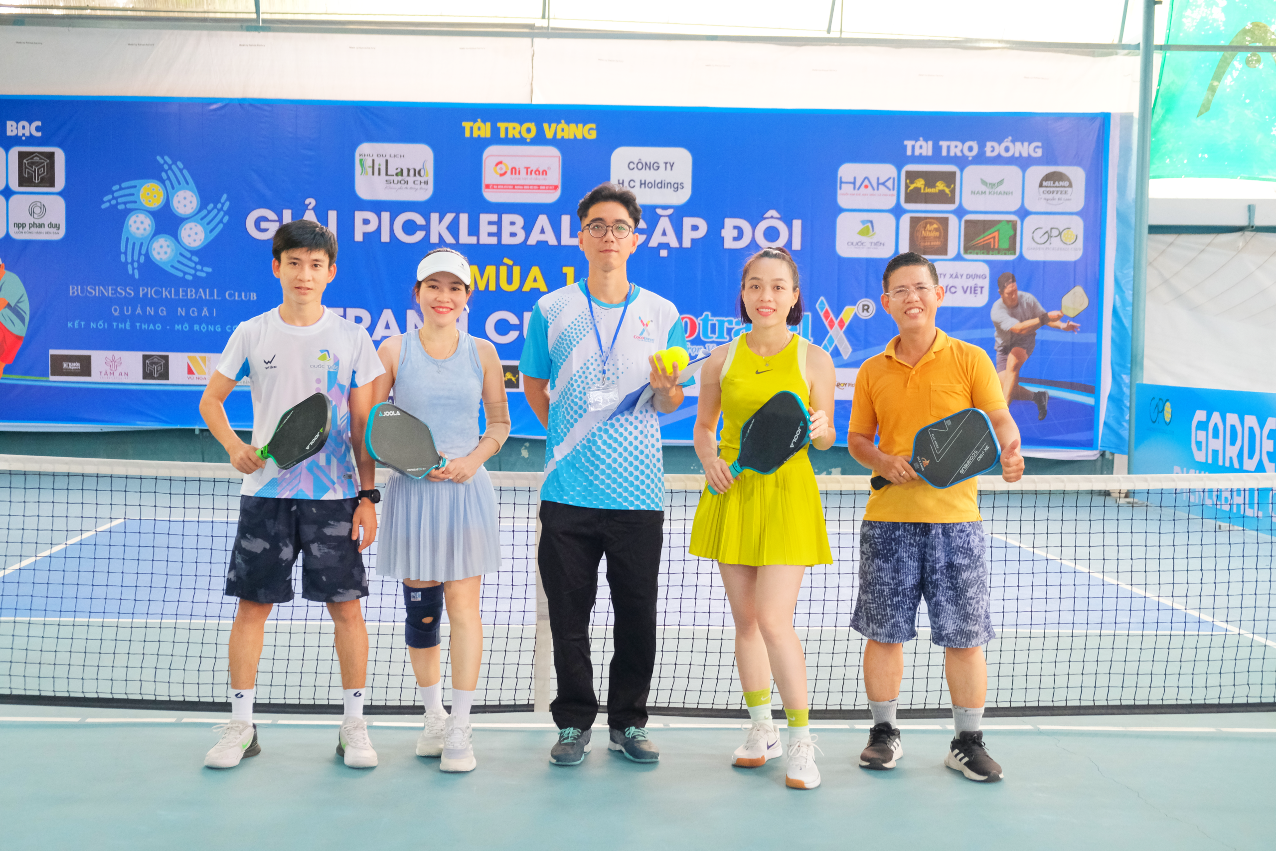 Giải Pickleball độc lạ ở Quảng Ngãi