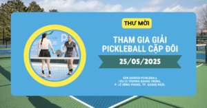 GIẢI PICKLEBALL CẶP ĐÔI- TRANH CÚP COCOTRAVEL (Mùa 1)