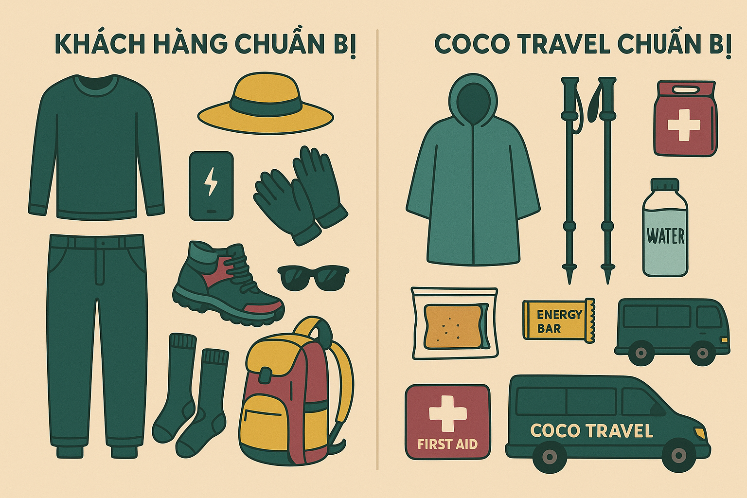 Trekking thác mờ nanh cần chuẩn bị gì 