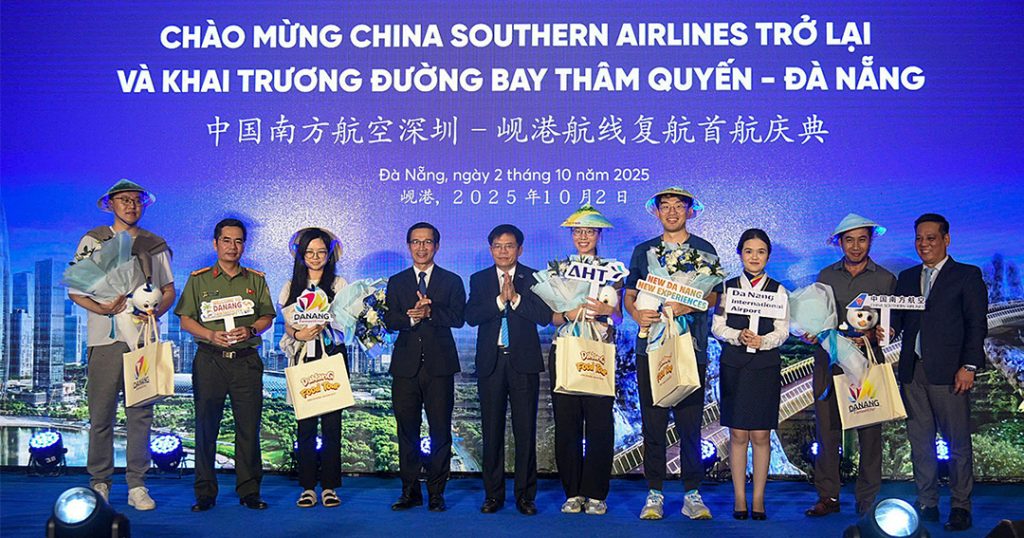 đường bay Thâm Quyến,vé máy bay Thâm Quyến tới Đà Nẵng,khai trương đường bay Thâm Quyến Đà Nẵng,chuyến bay Thâm Quyến 2025