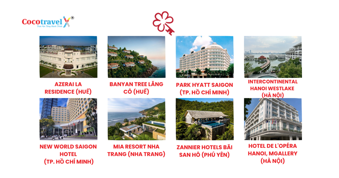 13 khách sạn đầu tiên đạt chuẩn Michelin Key,Michelin Key khách sạn Việt Nam,khách sạn Việt Nam Michelin Key 2025,khách sạn đạt 3 Michelin Key Việt Nam