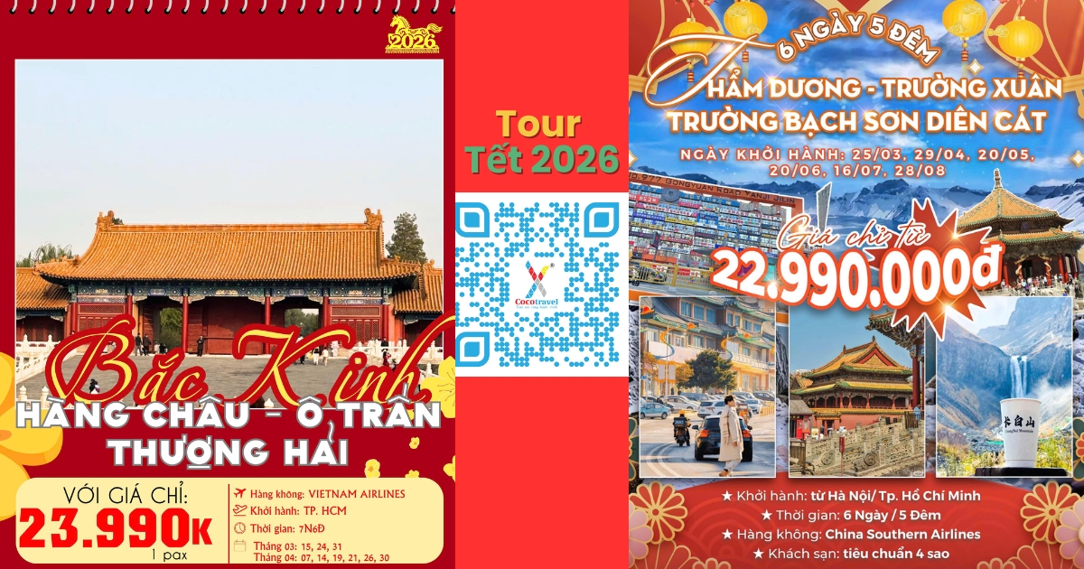 Khách Việt được miễn visa đi Trung Quốc và lưu trú tới 6 ngày